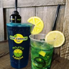Mojito Lemon Blue Curaçao syrup