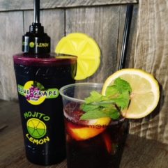 Mojito Lemon Blue Grape syrup