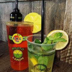 Mojito Lemon Peach syrup
